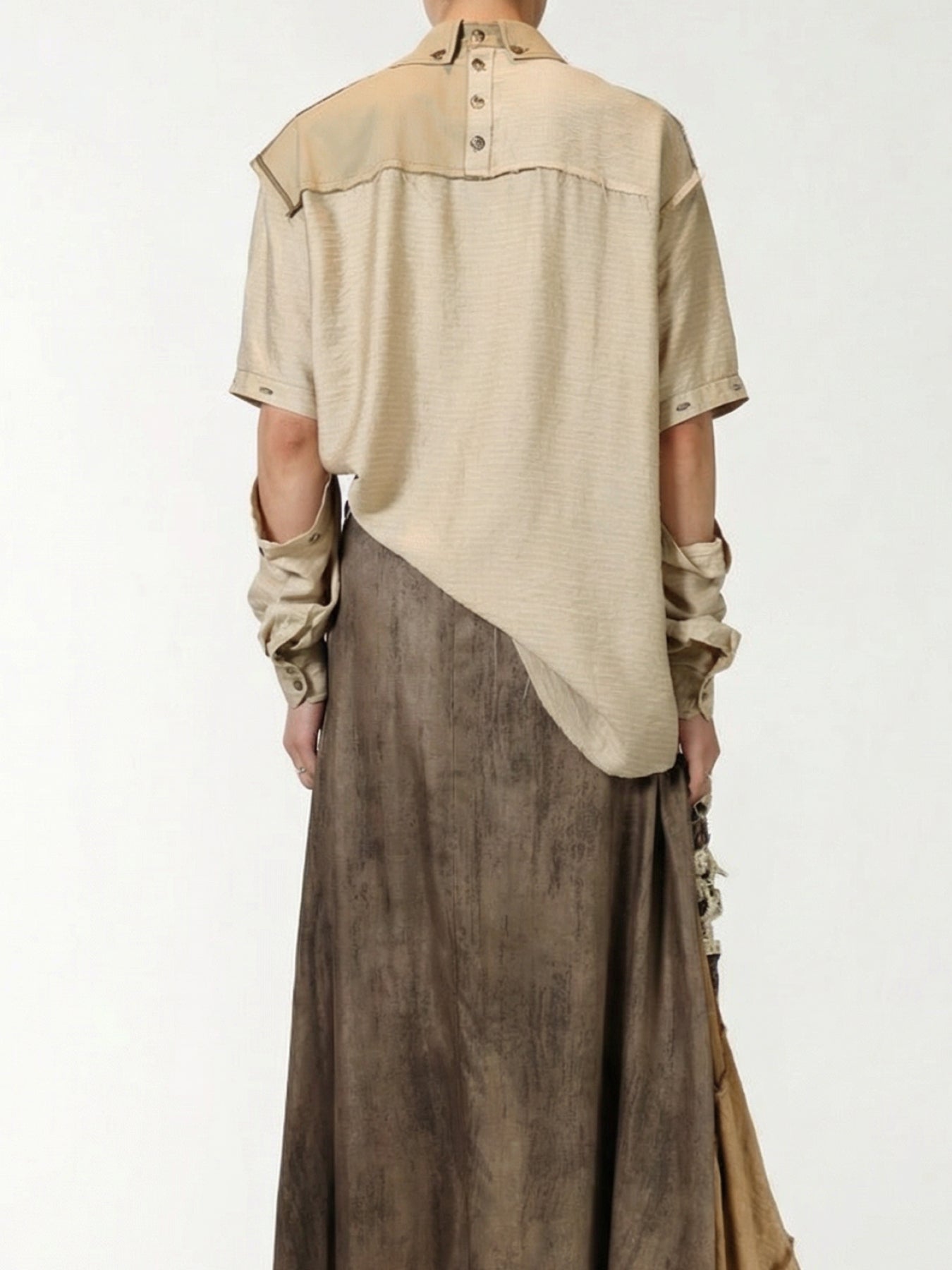 Asymmetric Cut Textured Top