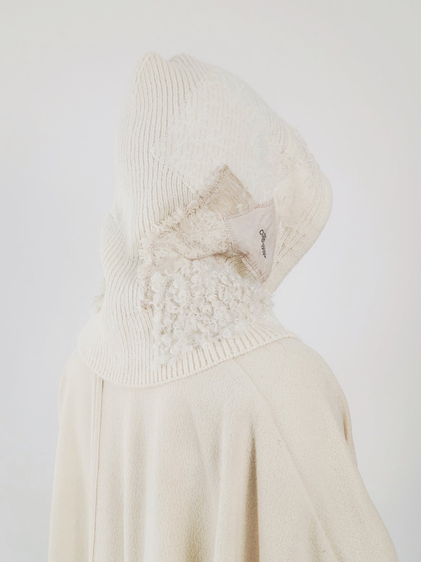 Knitted neck scarf hat