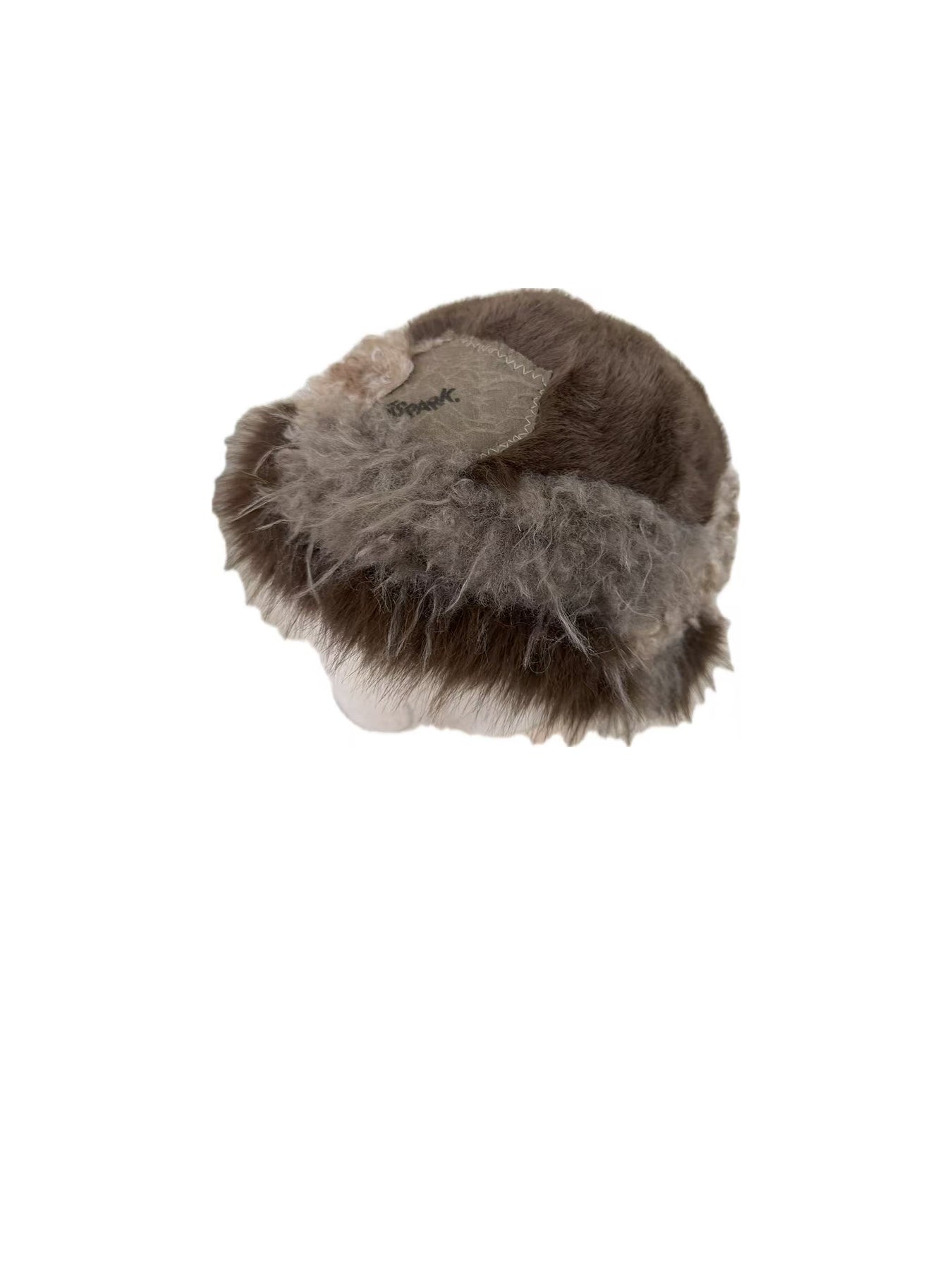 Patchwork fur hat