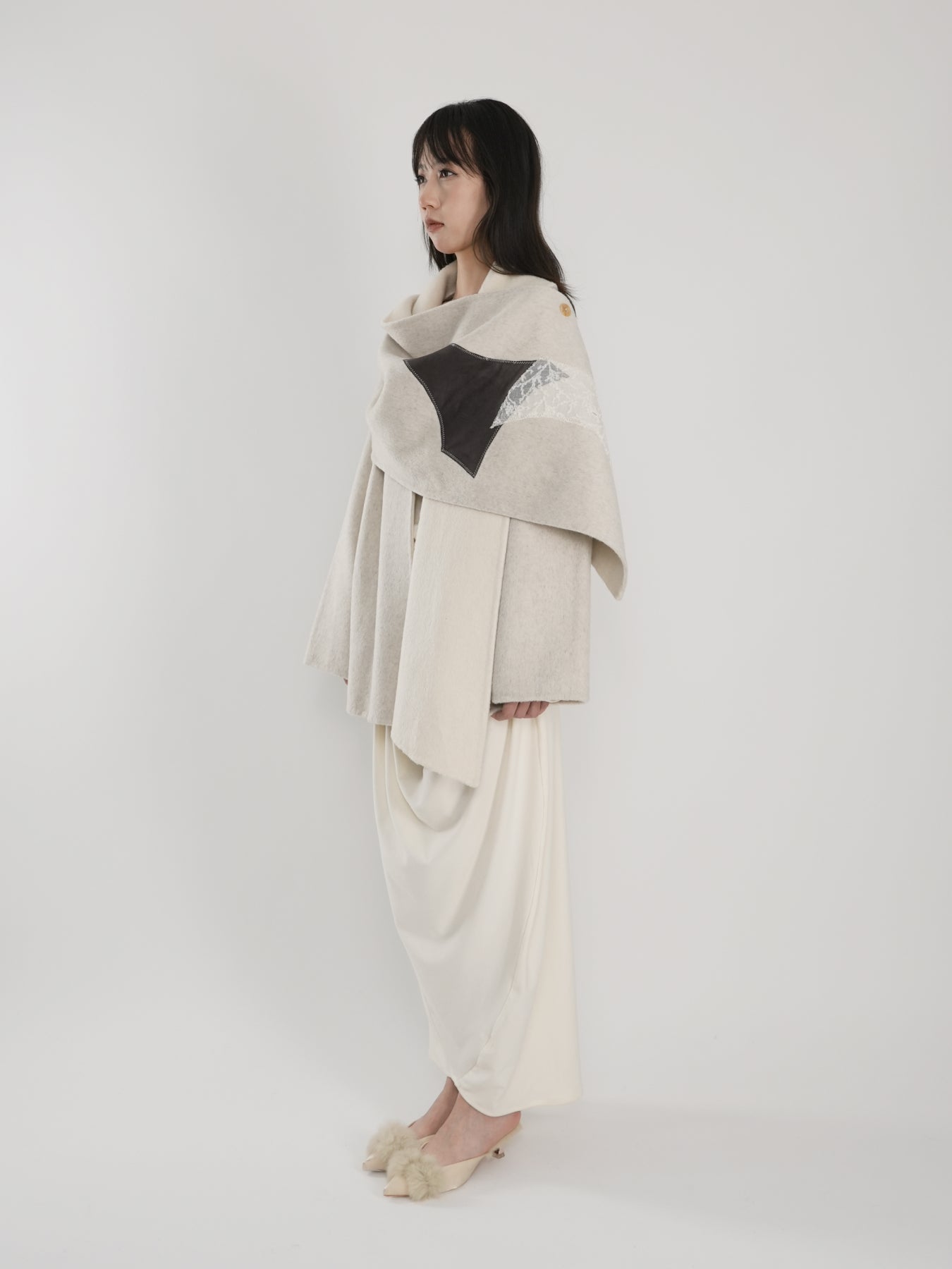 Double-sided cashmere coat