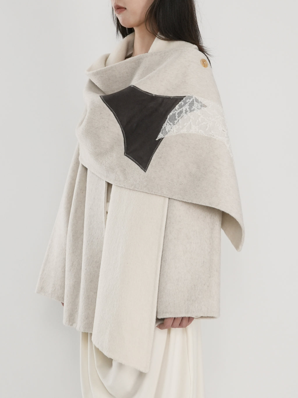 Double-sided cashmere coat