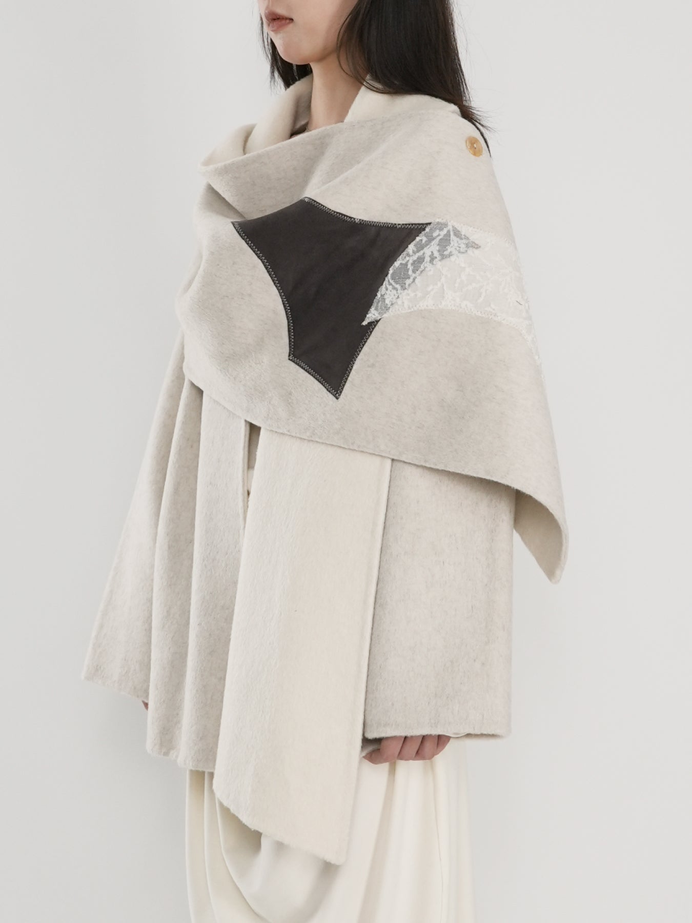 Double-sided cashmere coat