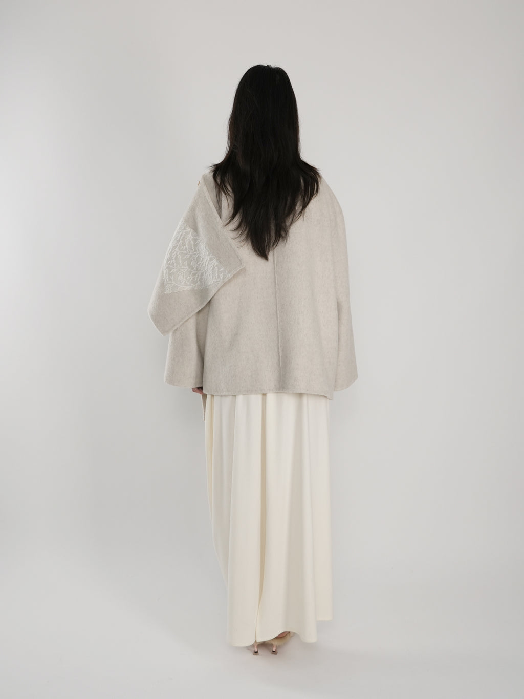 Double-sided cashmere coat