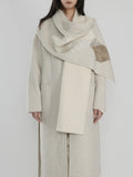 Double-sided scarf coat