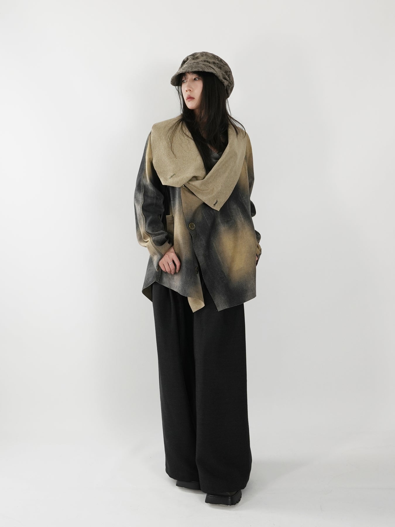 Waist-tie Wide-leg Pants