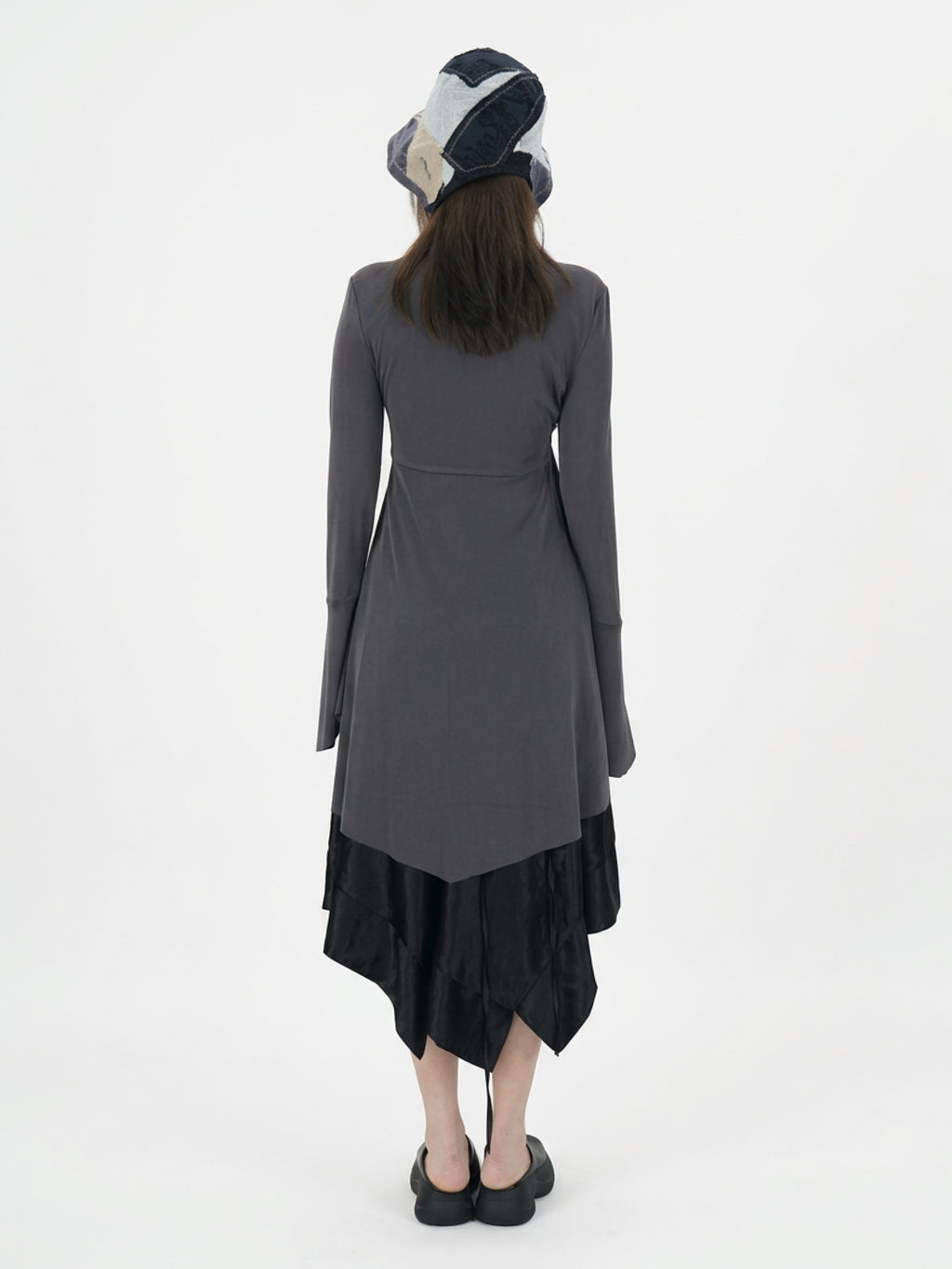 Drawstring ruffled top