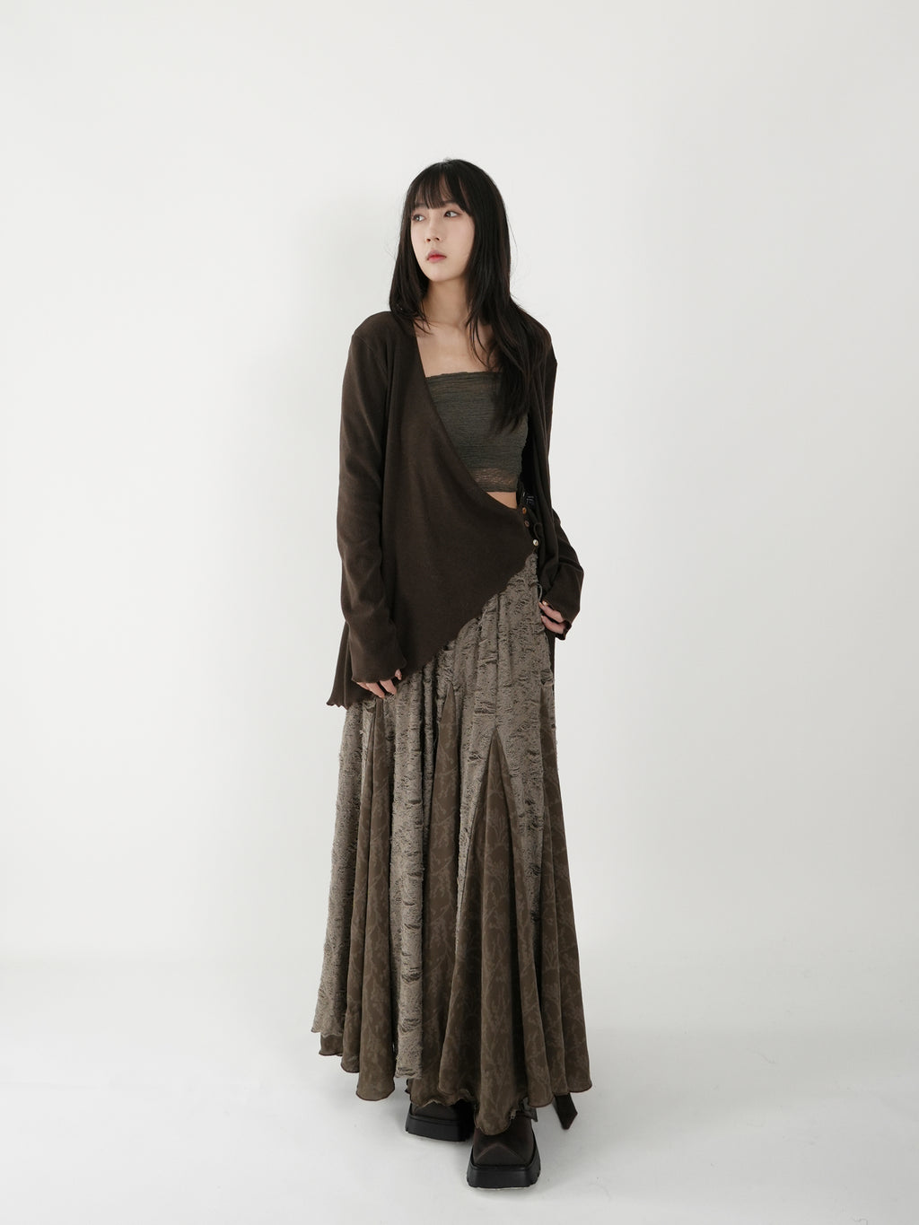 Waist-cinched Sash Blouse