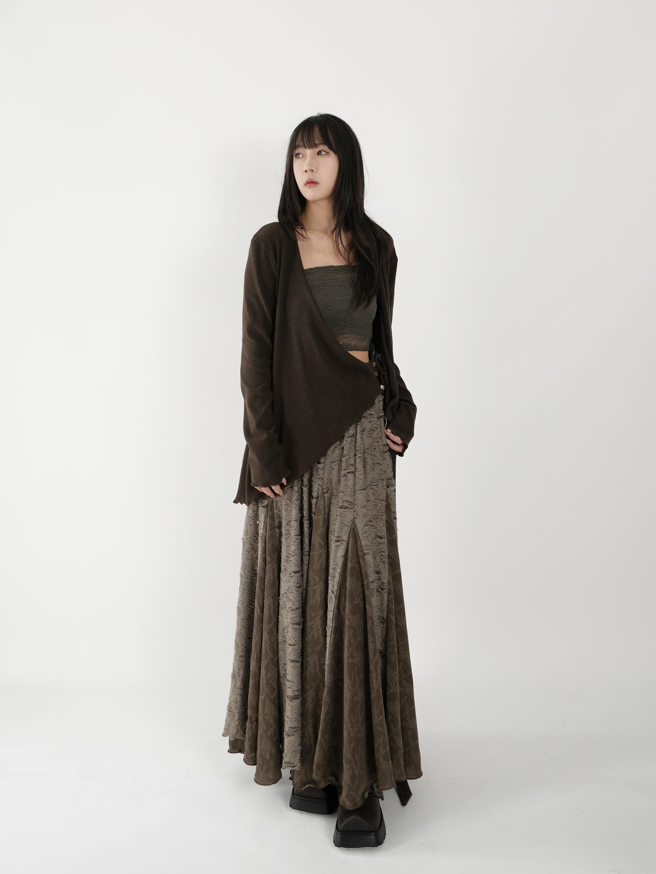 Waist-cinched Sash Blouse