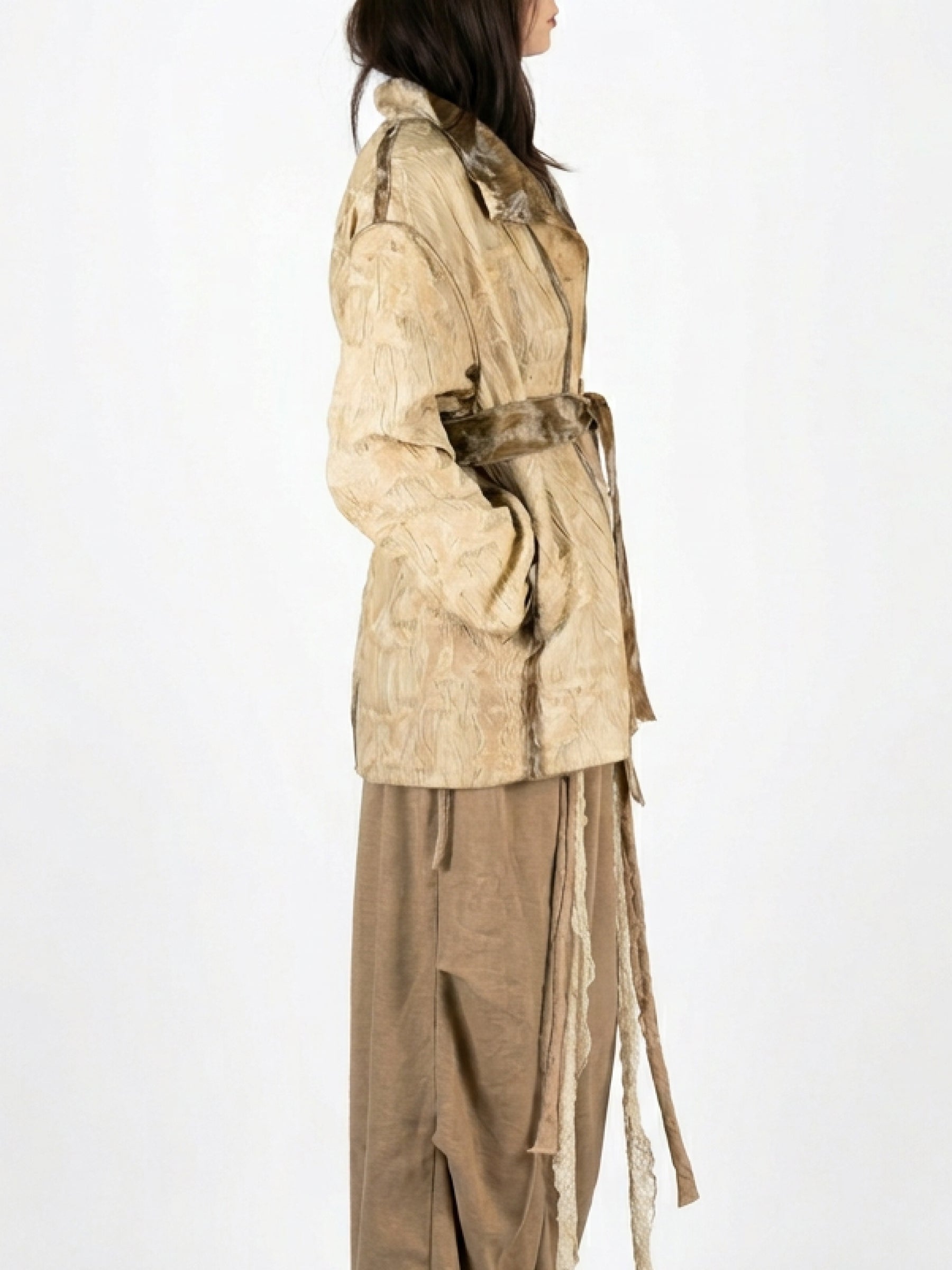 Double-sided coat for autumn and winter
