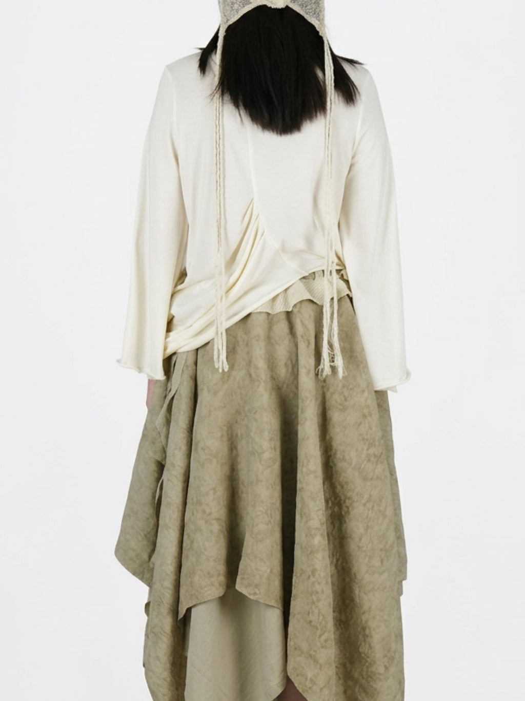 Turtleneck pullover sweatshirt