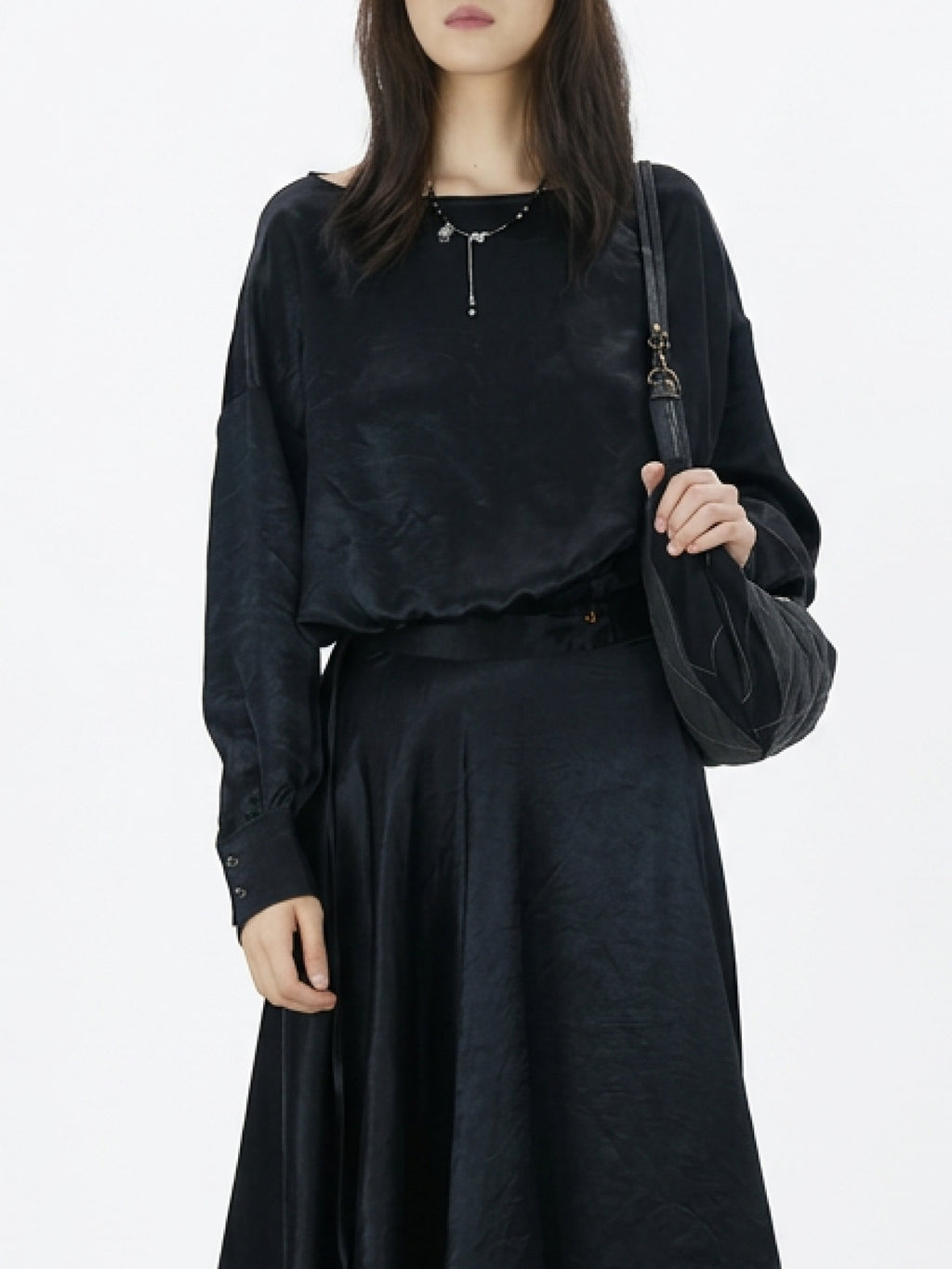 Waist-cinching cropped top