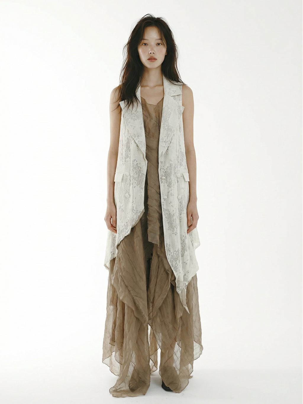 Cardigan long coat