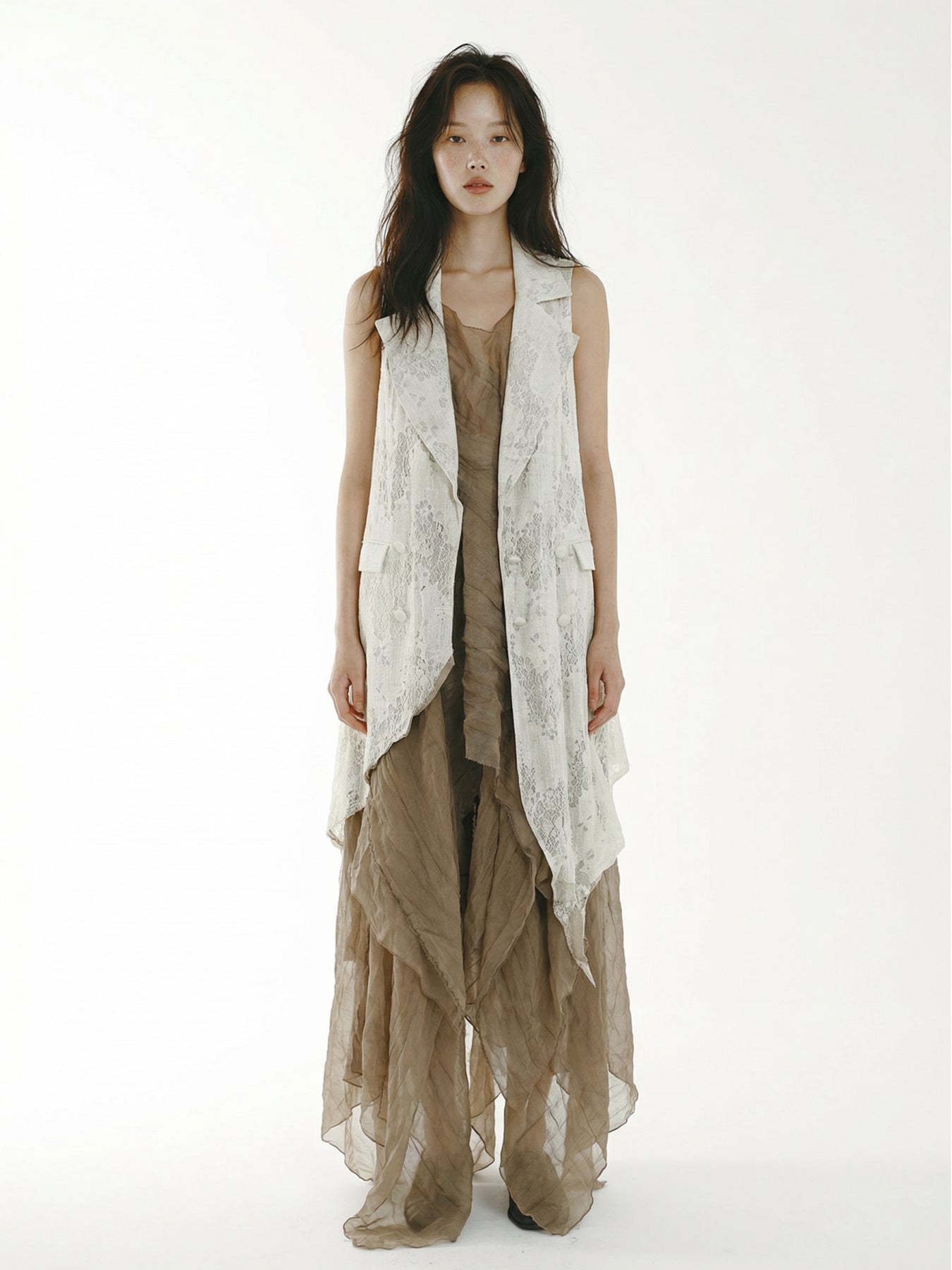 Cardigan long coat