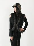 Fur Collar Vest