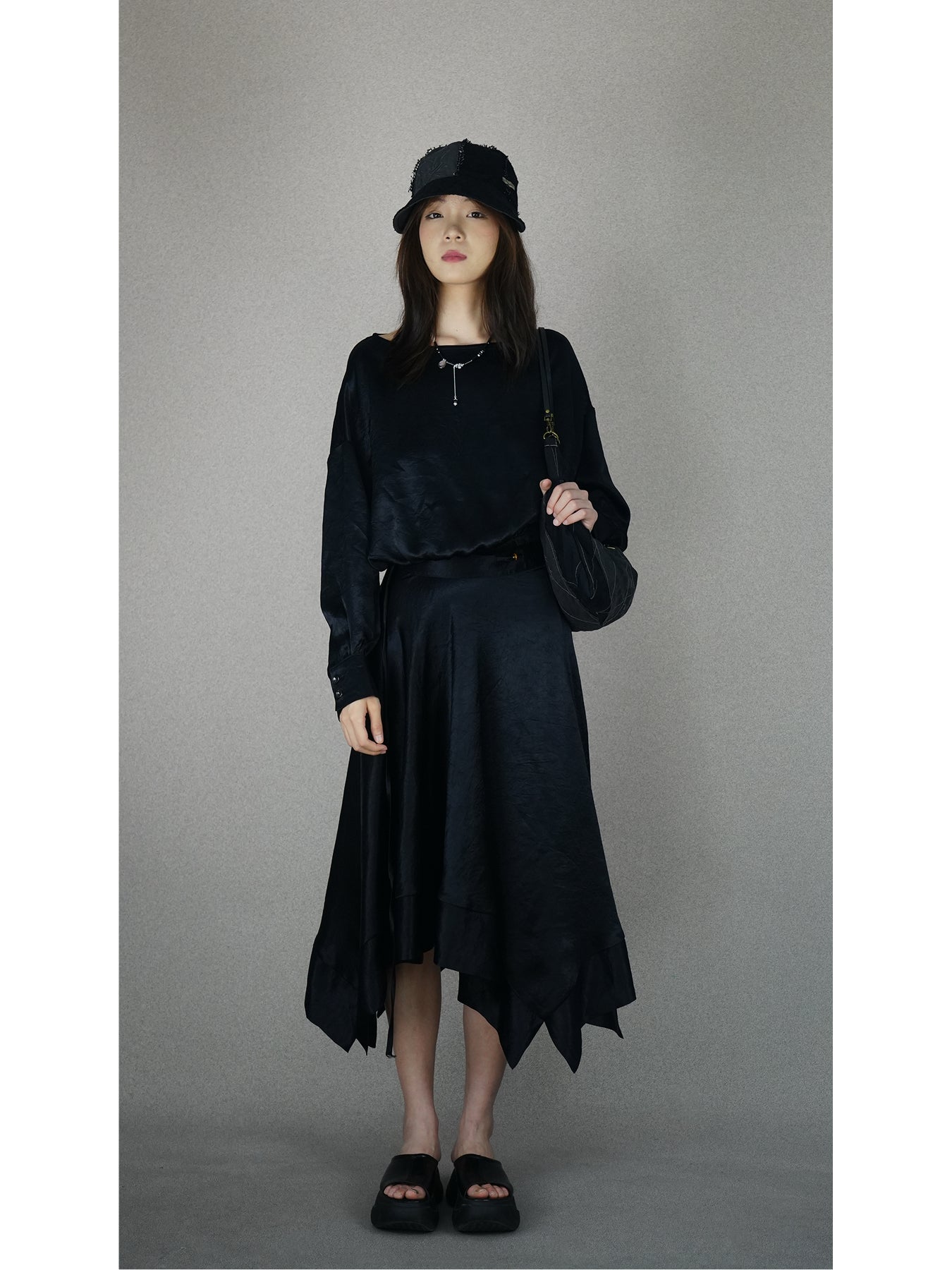 Waist-cinching cropped top