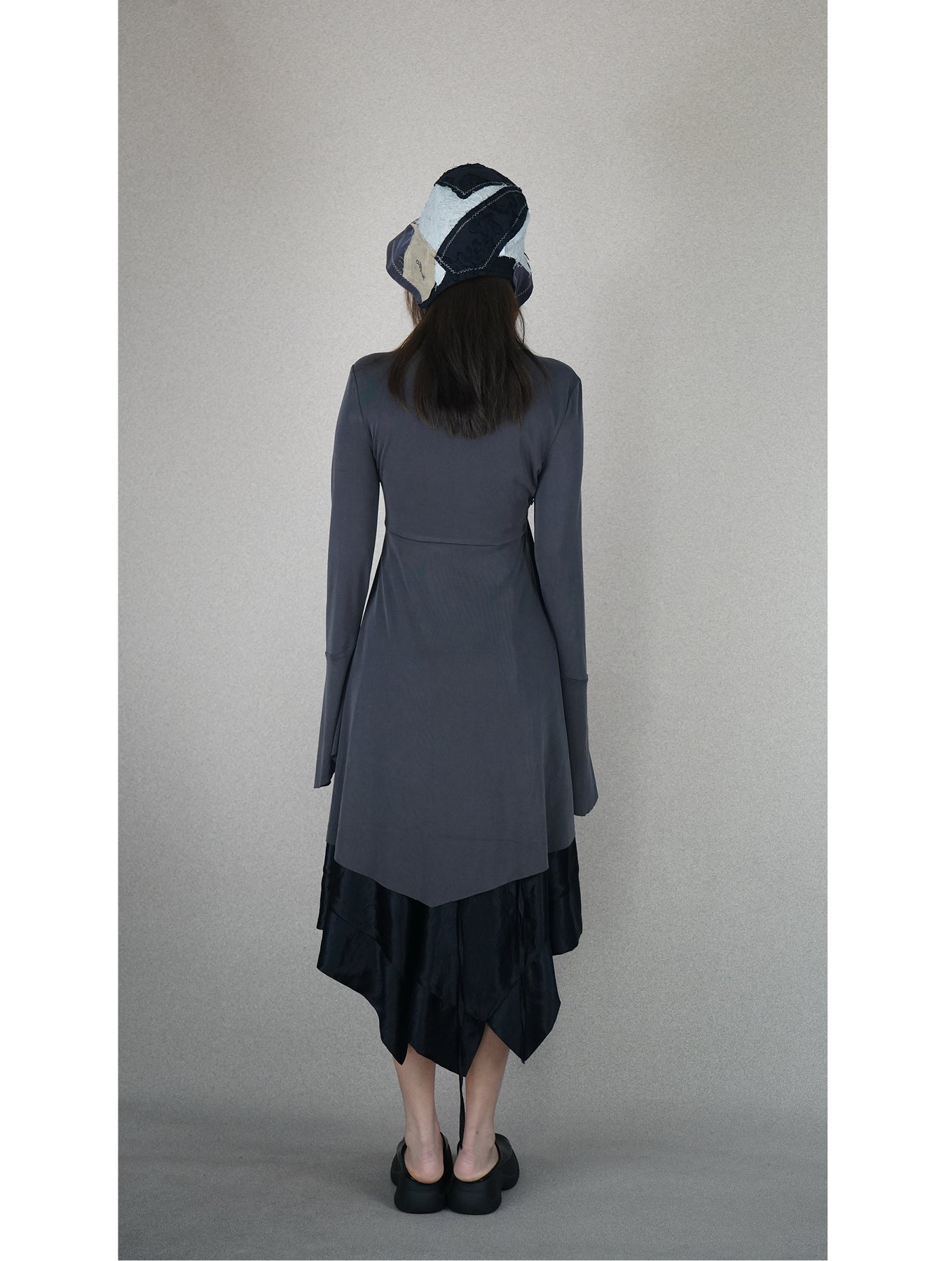 Drawstring ruffled top