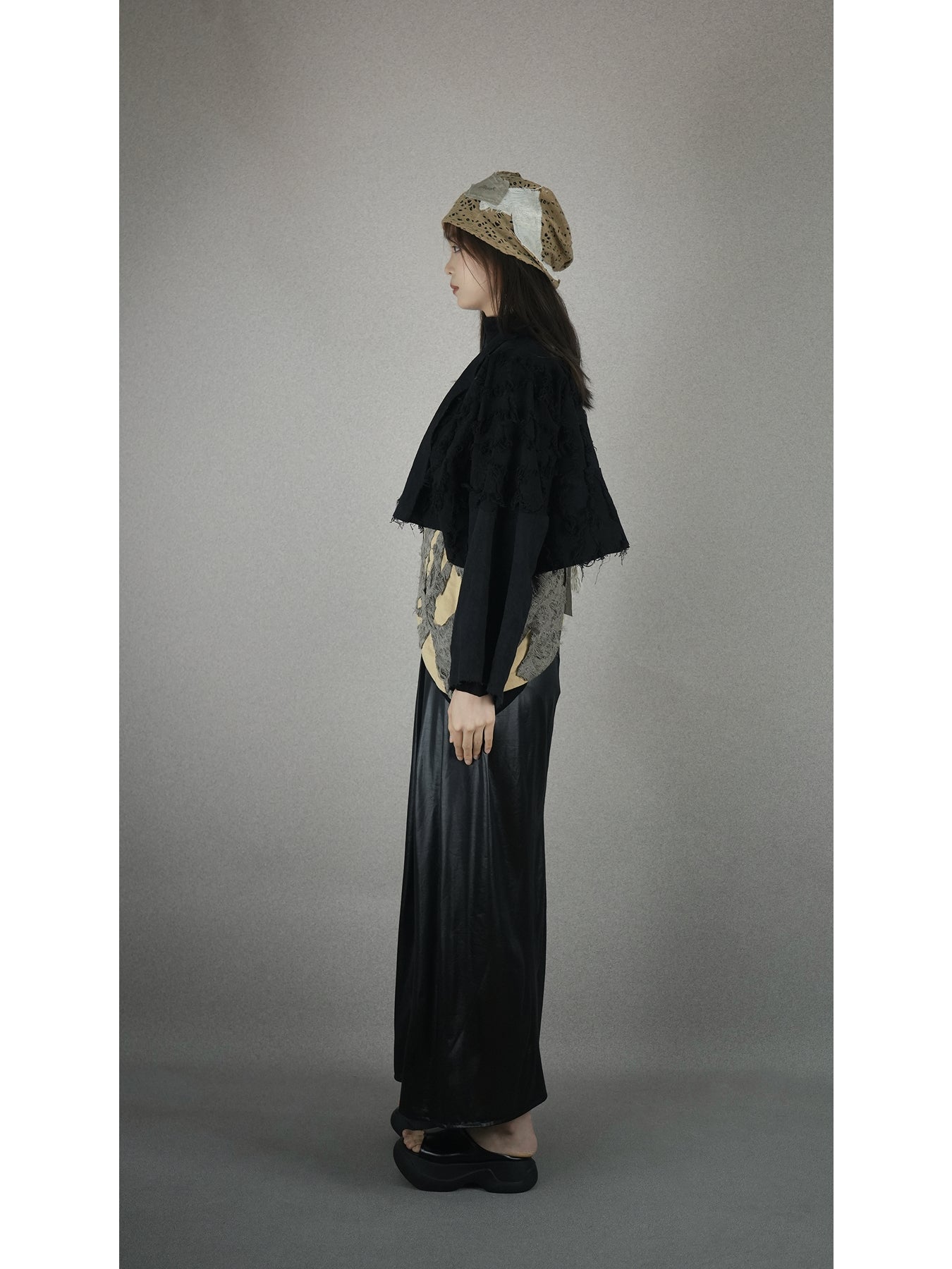 Worn-out cropped top