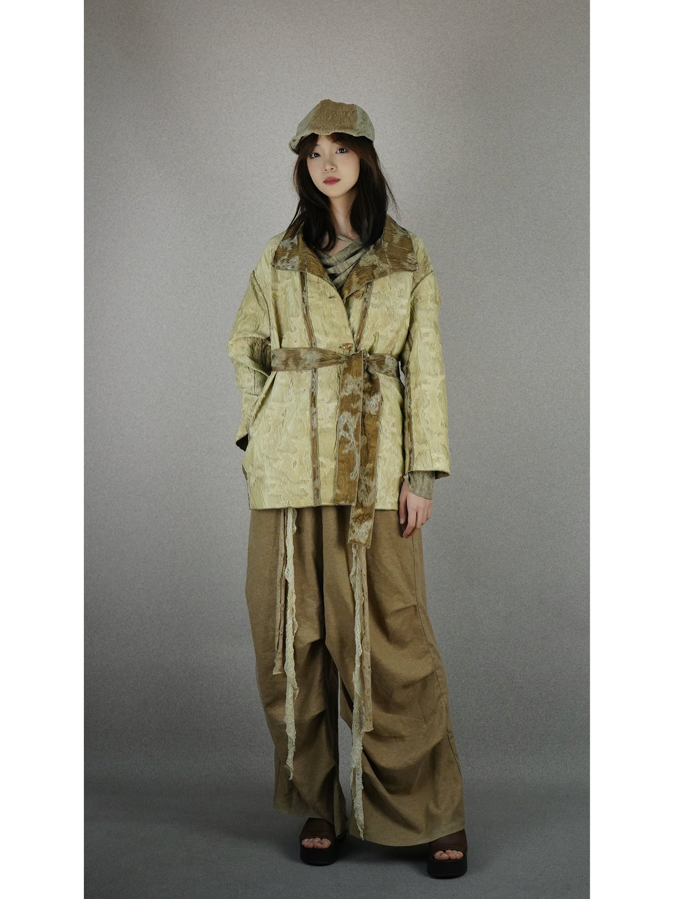 Double-sided coat for autumn and winter