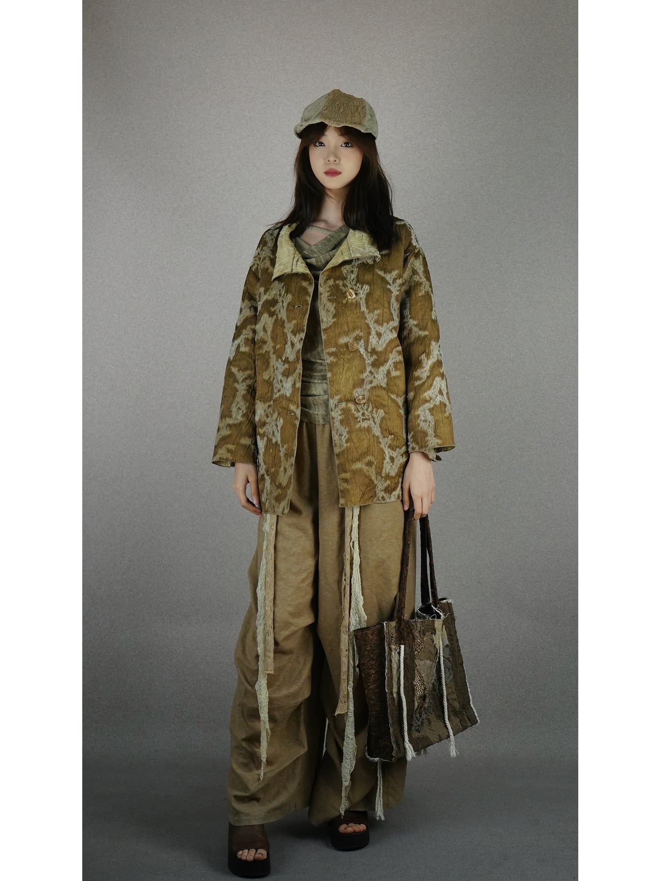 Double-sided coat for autumn and winter