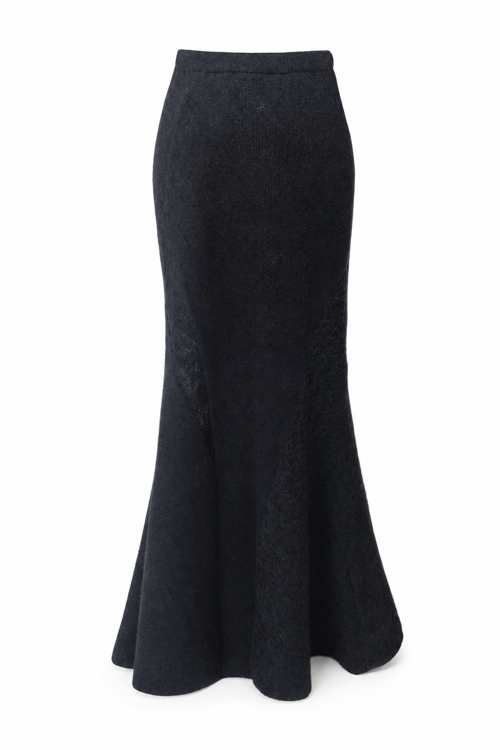 Ruched Fishtail Skirt Black M GPT