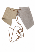 Asymmetric Patchwork Waist Corset Khaki F GPT