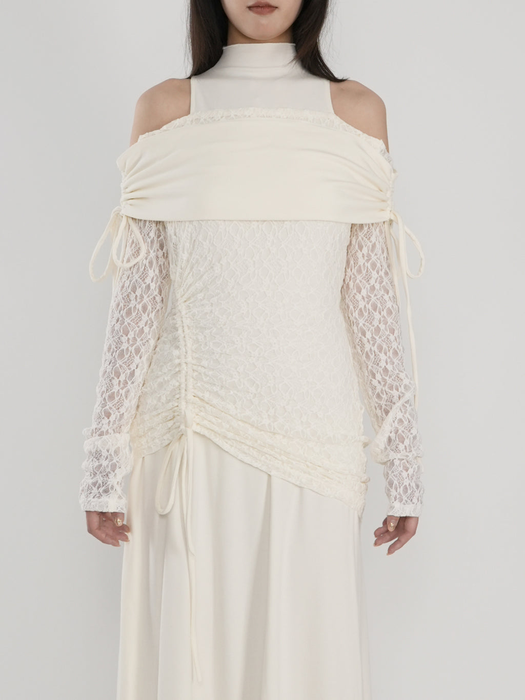 Fish Tail One-Shoulder Dress