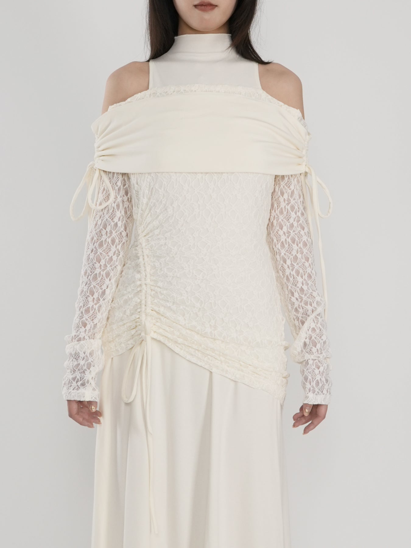 Fish Tail One-Shoulder Dress