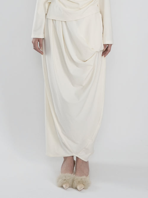 Asymmetric Ruched Suit Dress